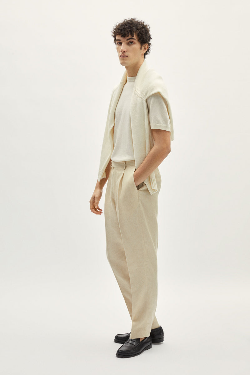 Ecru | The Linen Twill Pants