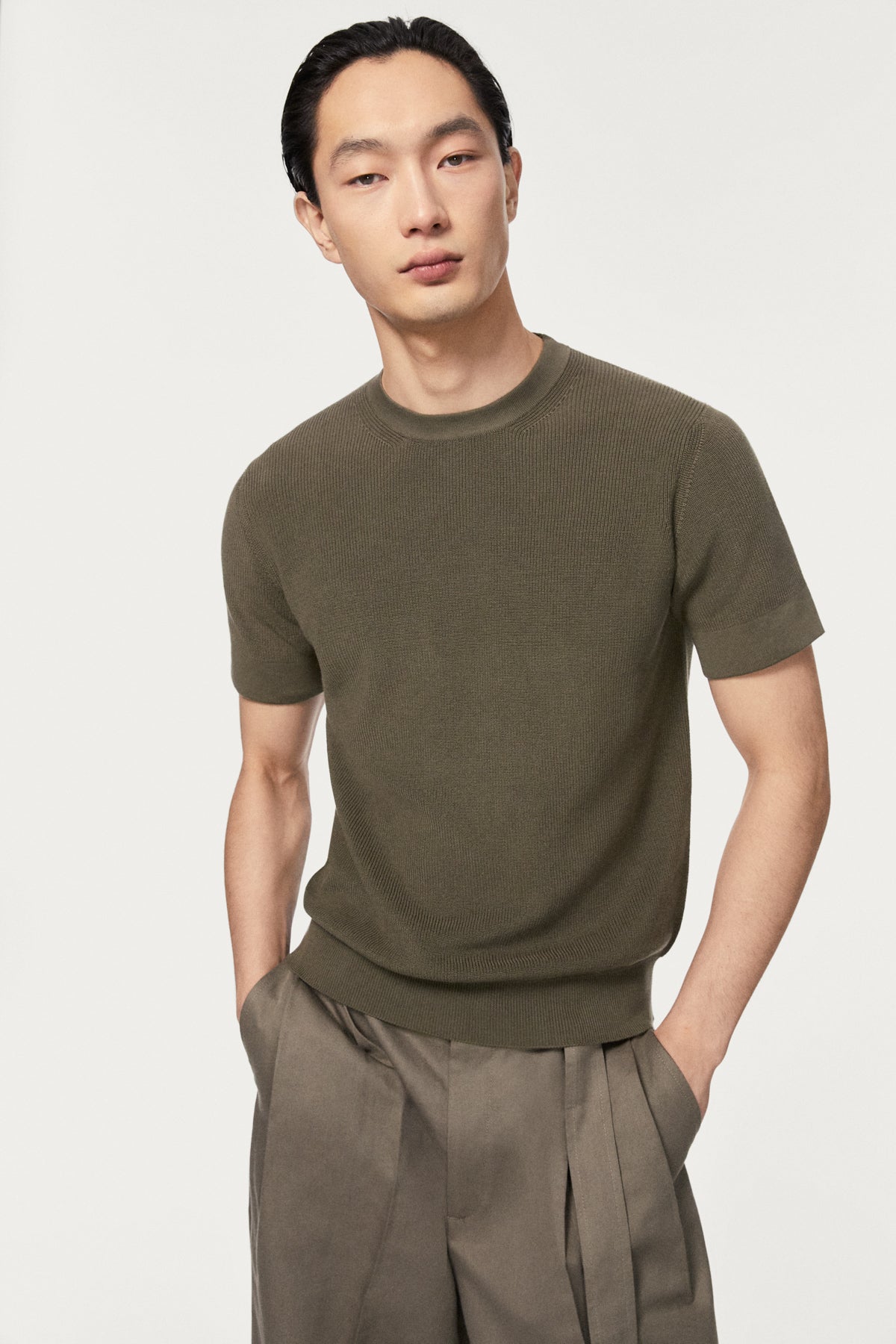 The Organic Cotton Ribbed T-Shirt