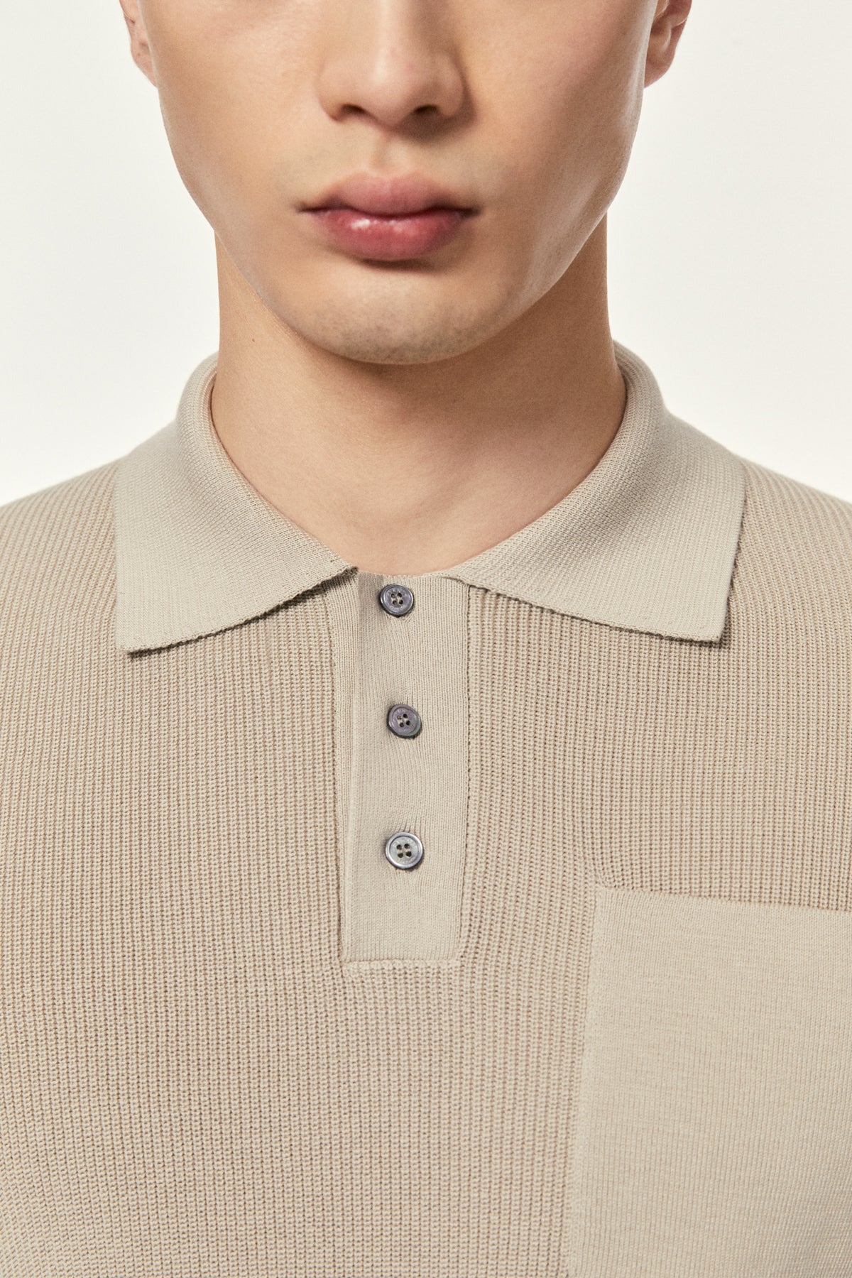 The Organic Cotton Ribbed Polo Shirt