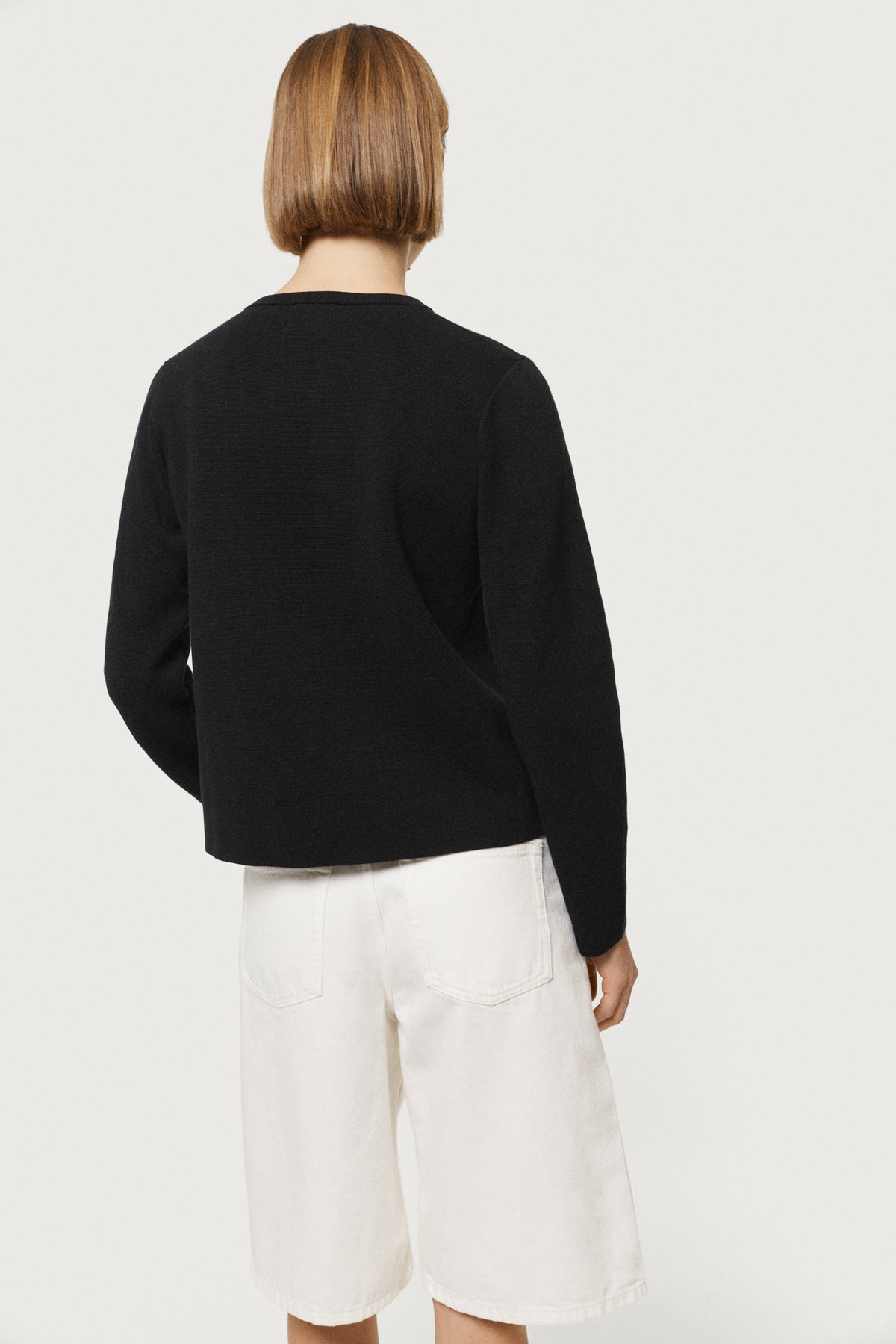 Giacca Girocollo in Cotone Organico