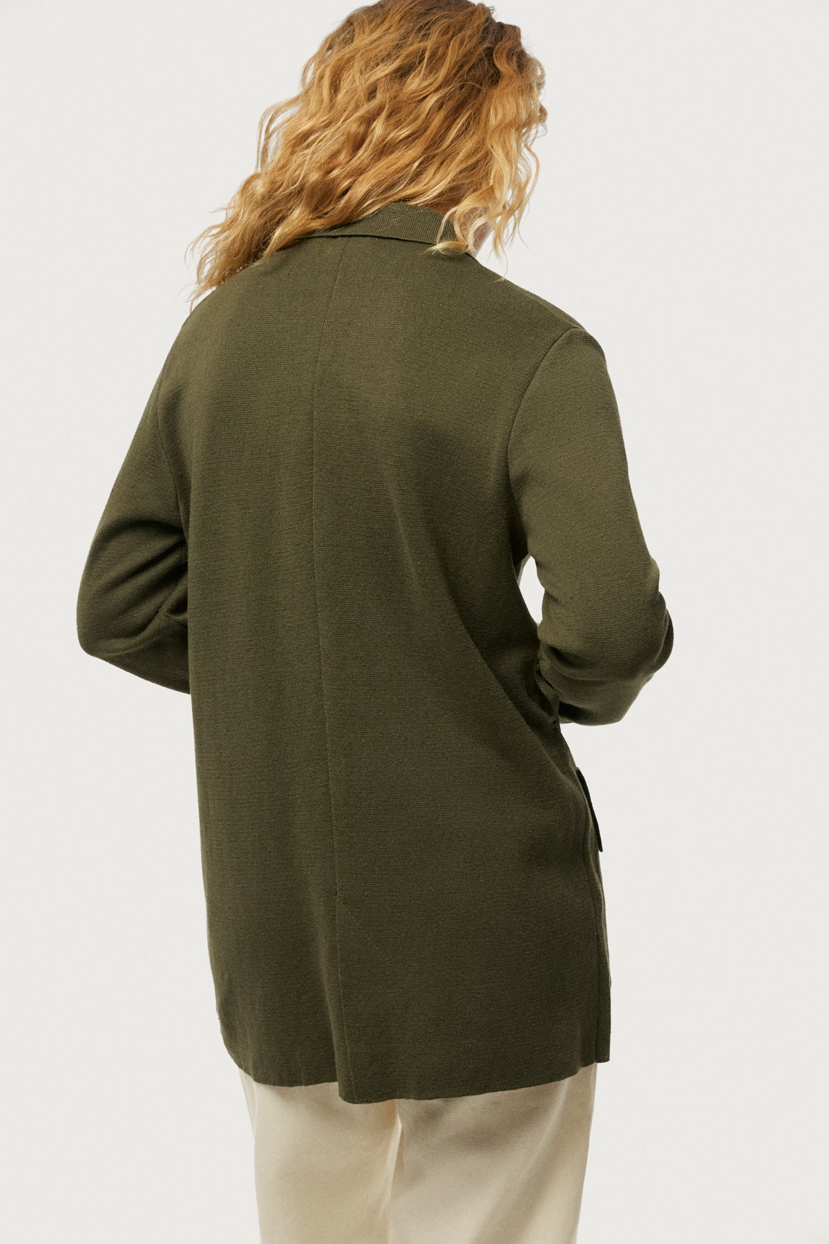 Safari-Jacke aus Leinen/Baumwolle