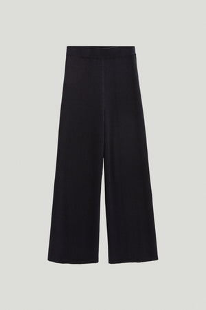 Blue Navy | The Linen Cotton Ribbed Pants