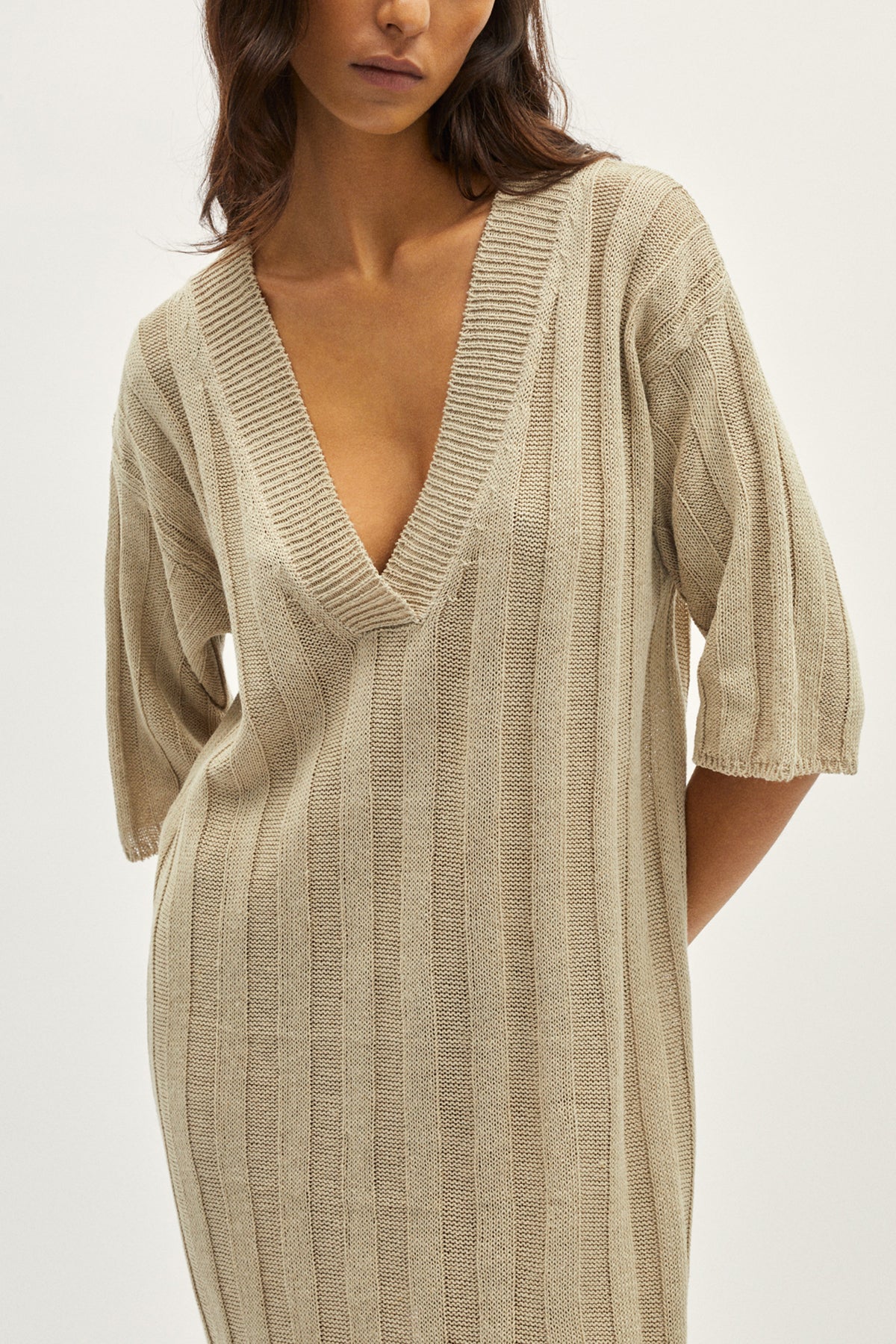 Abito Oversize in Lino Rigenerato - Versione Imperfect