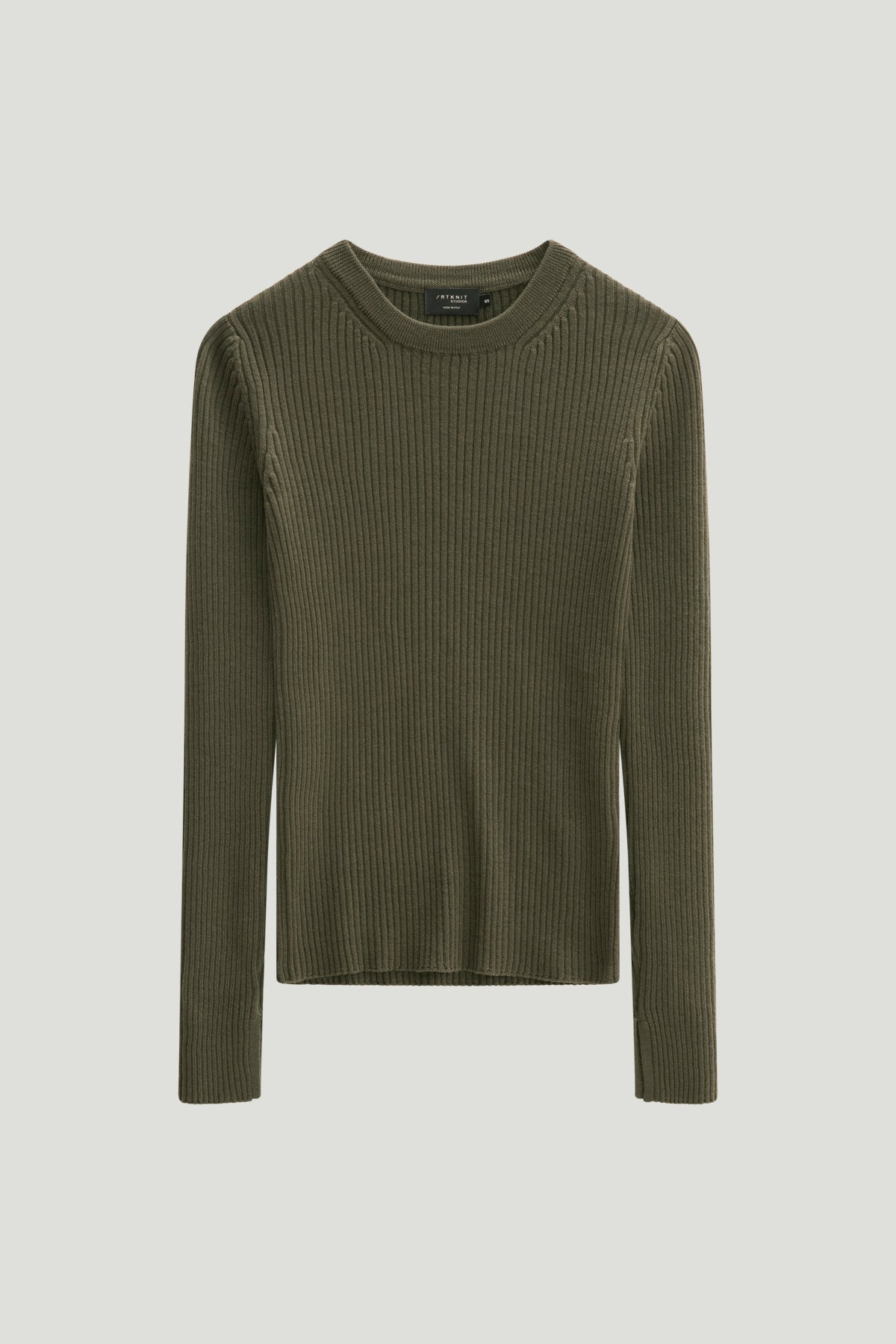 The Merino Wool Ribbed Sweater