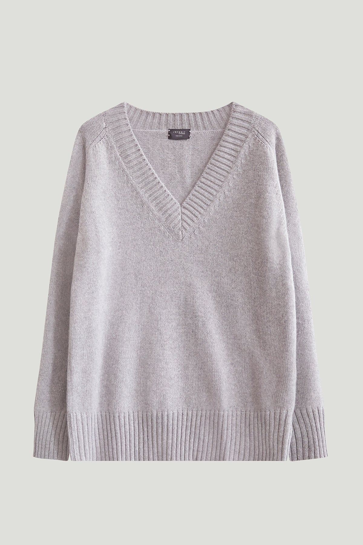 Pull avec col V en ReCashmere