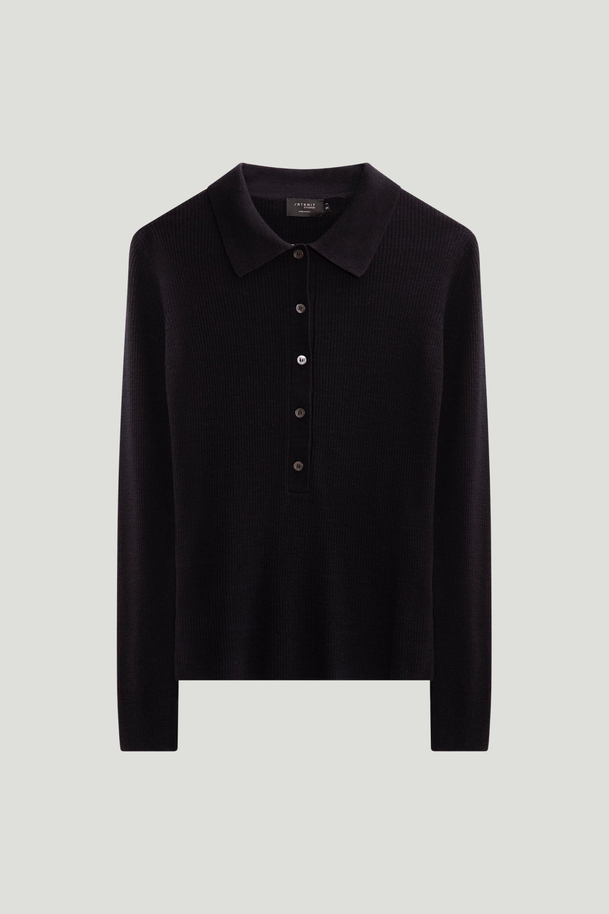 The Ultrasoft wool Buttoned Polo