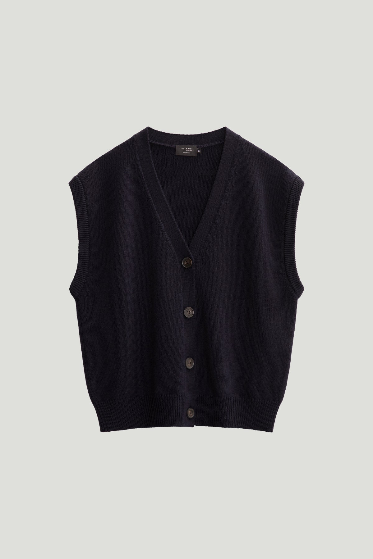 The Merino Wool Buttoned Vest