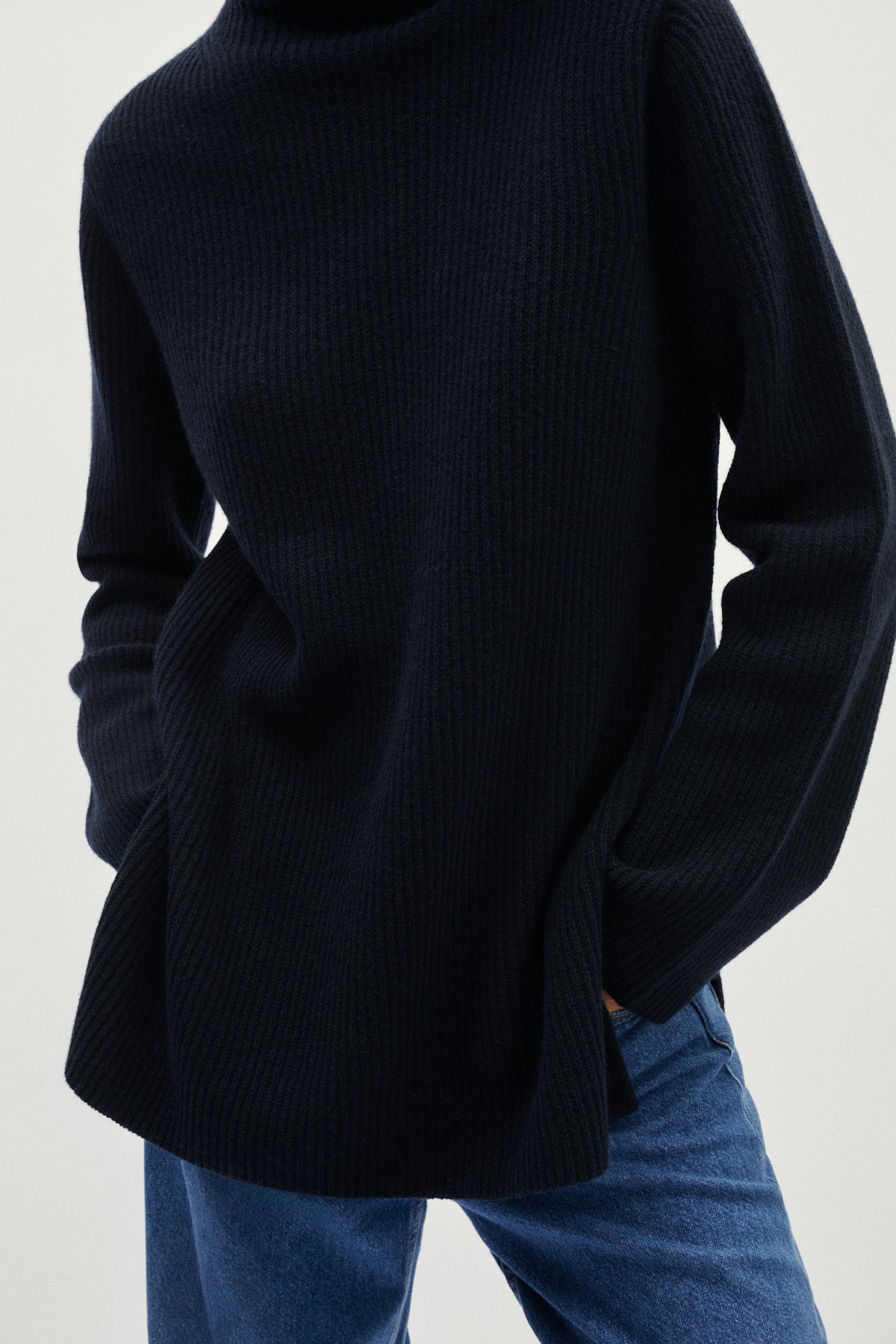 The Woolen Sleek High-neck - blu