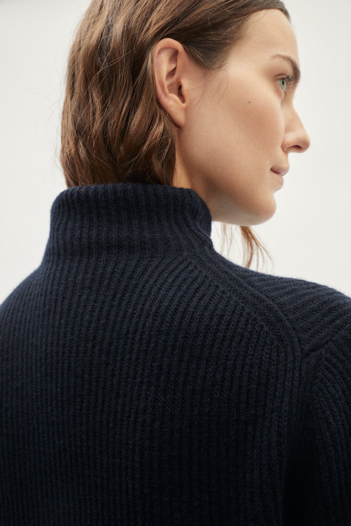 The Woolen Sleek High-neck - blu