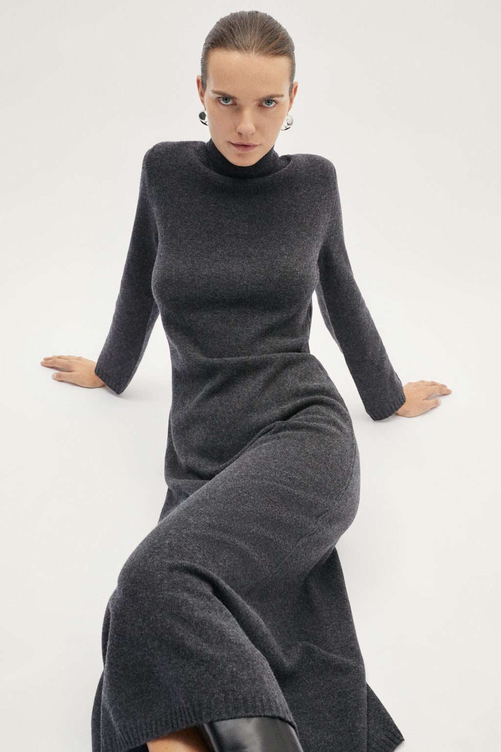 The Woolen Flared Dress The Woolen Flared Dress
