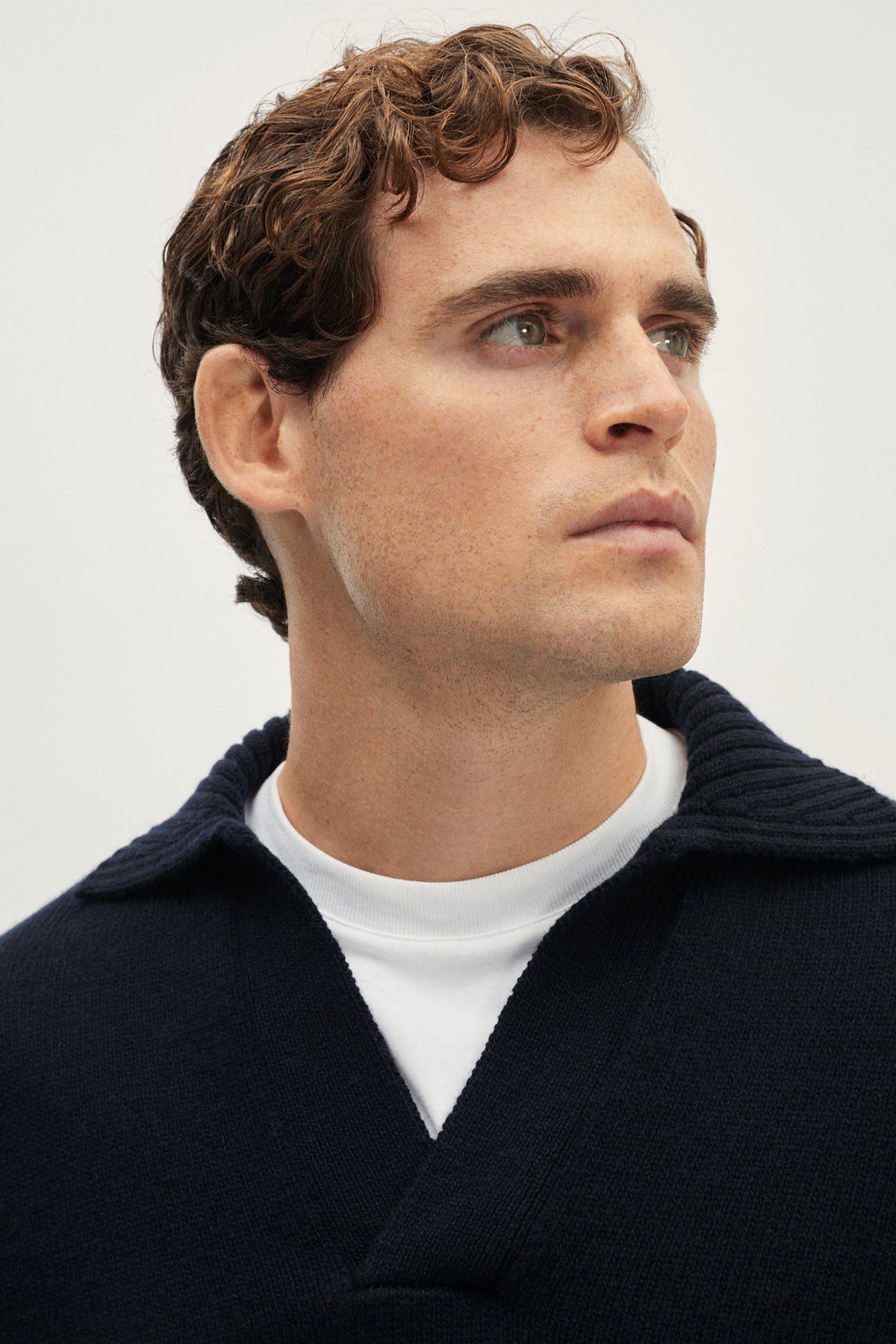 The Woolen Polo - blue navy