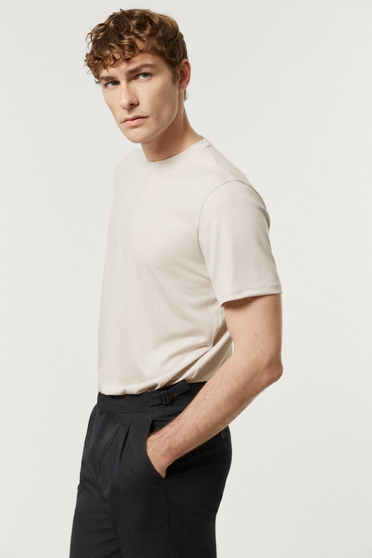 The Active Wool T-shirt ecru
