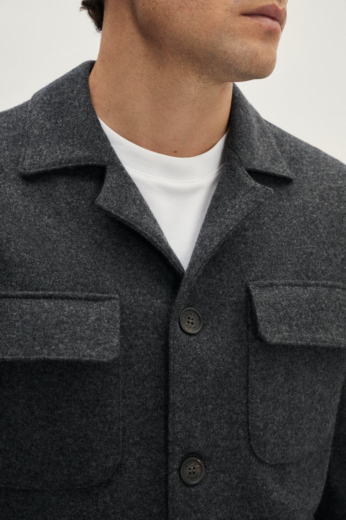 The Woolen Overshirt - grey