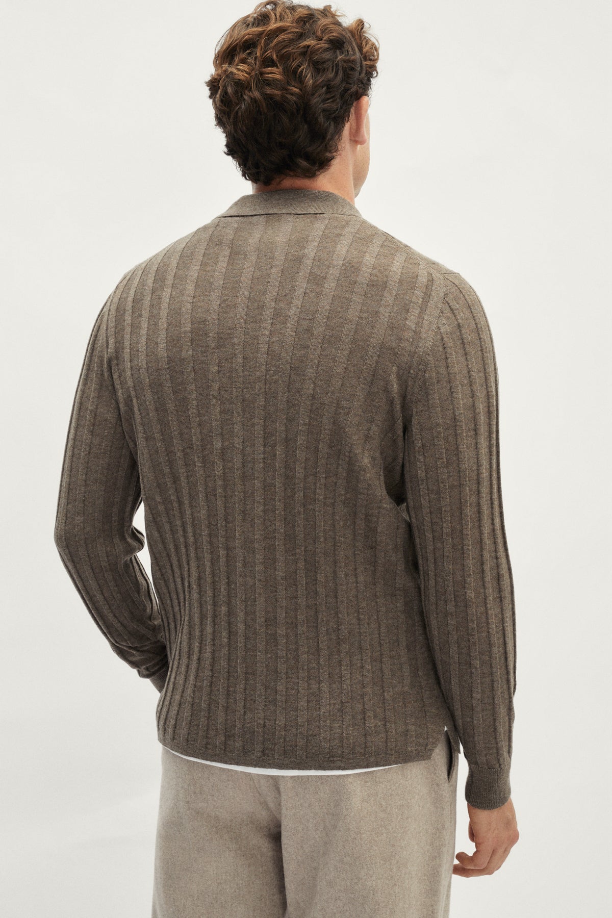 The Ultrasoft Ribbed Shirt - brown