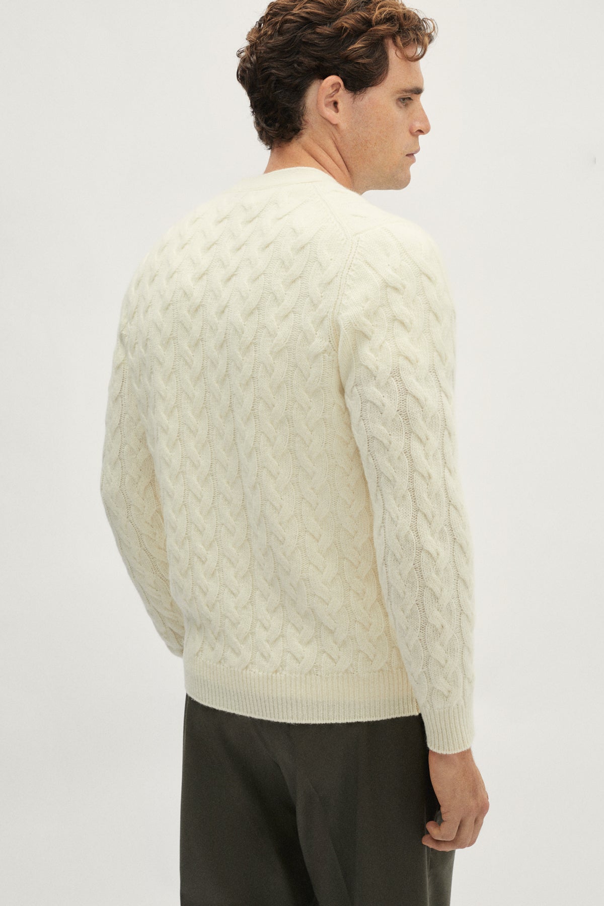 The Woolen Aran Cardigan