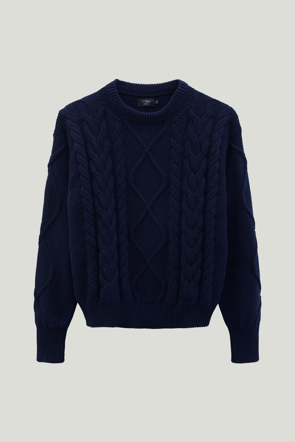 The Organic Cotton Aran Tricot Sweater