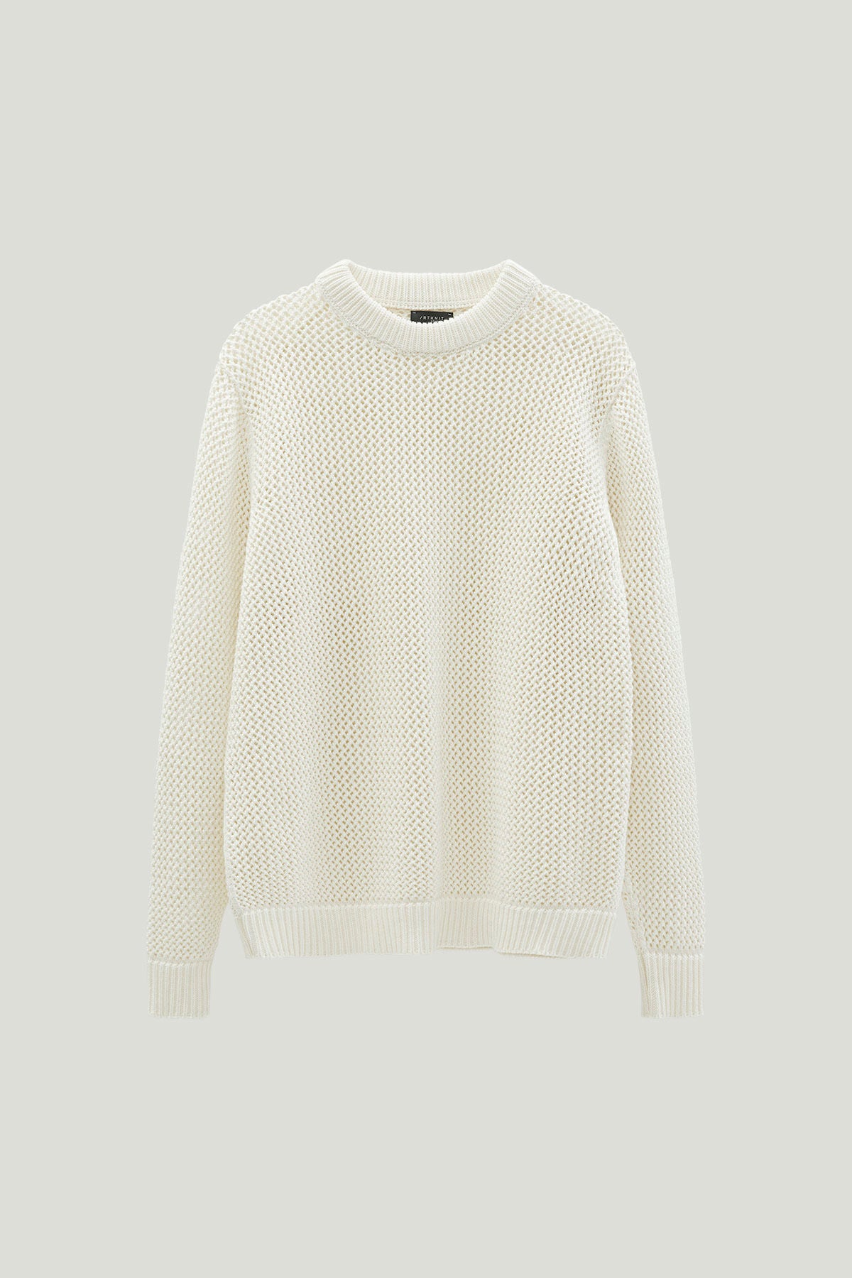 The Organic Cotton Open-Tricot Sweater