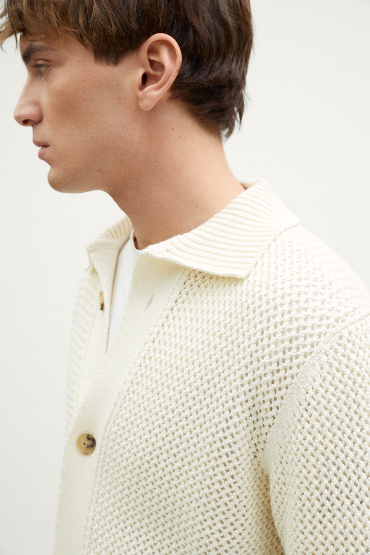 The Organic Cotton Open-Tricot Jacket