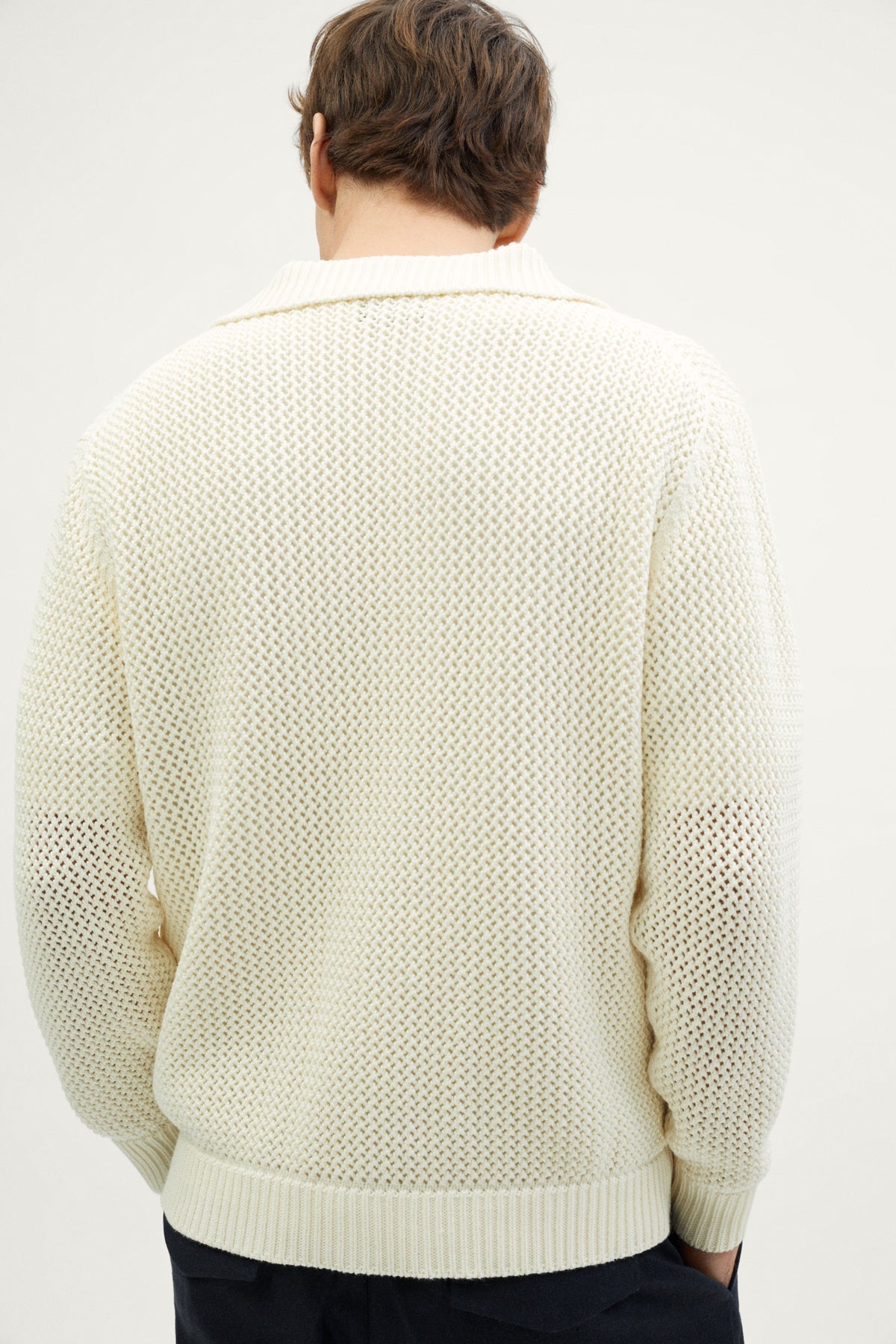 The Organic Cotton Open-Tricot Jacket