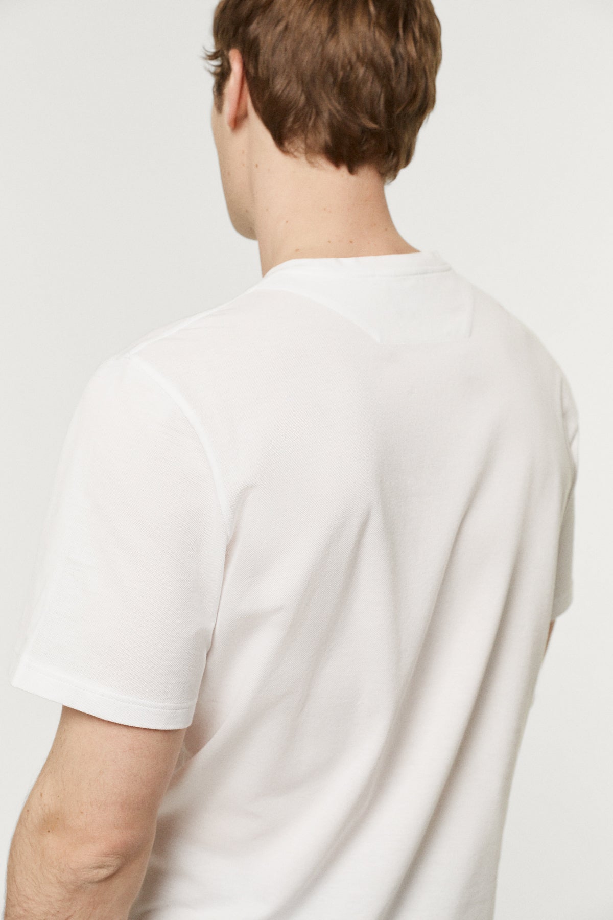 The Organic Ice Cotton Piqué T-Shirt white