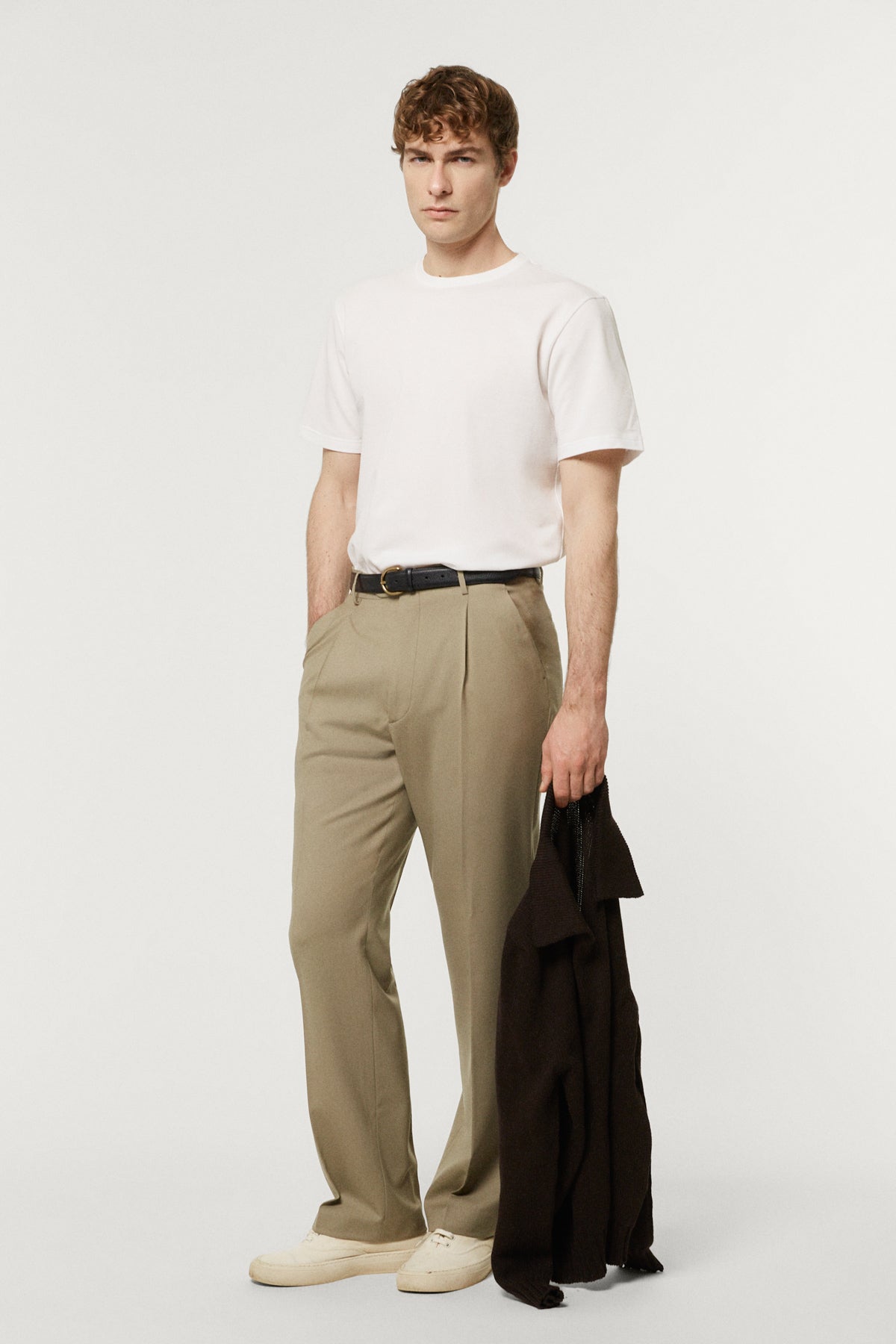 The Organic Ice Cotton Piqué T-Shirt white