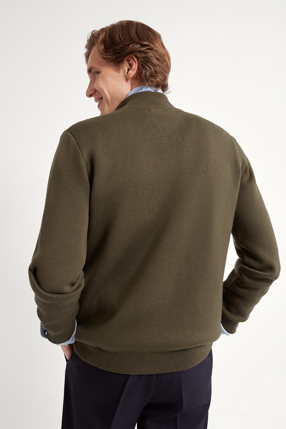 The Merino Wool Lightweight Bomber Mud