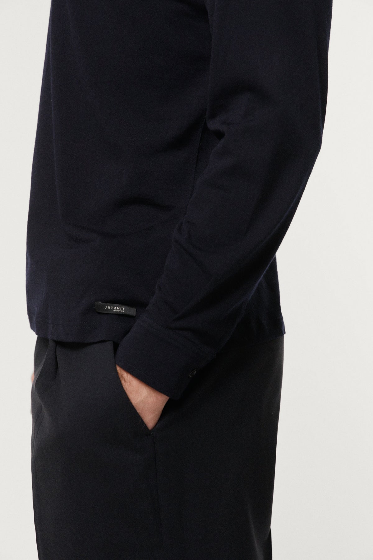The Active Wool Polo dark blue