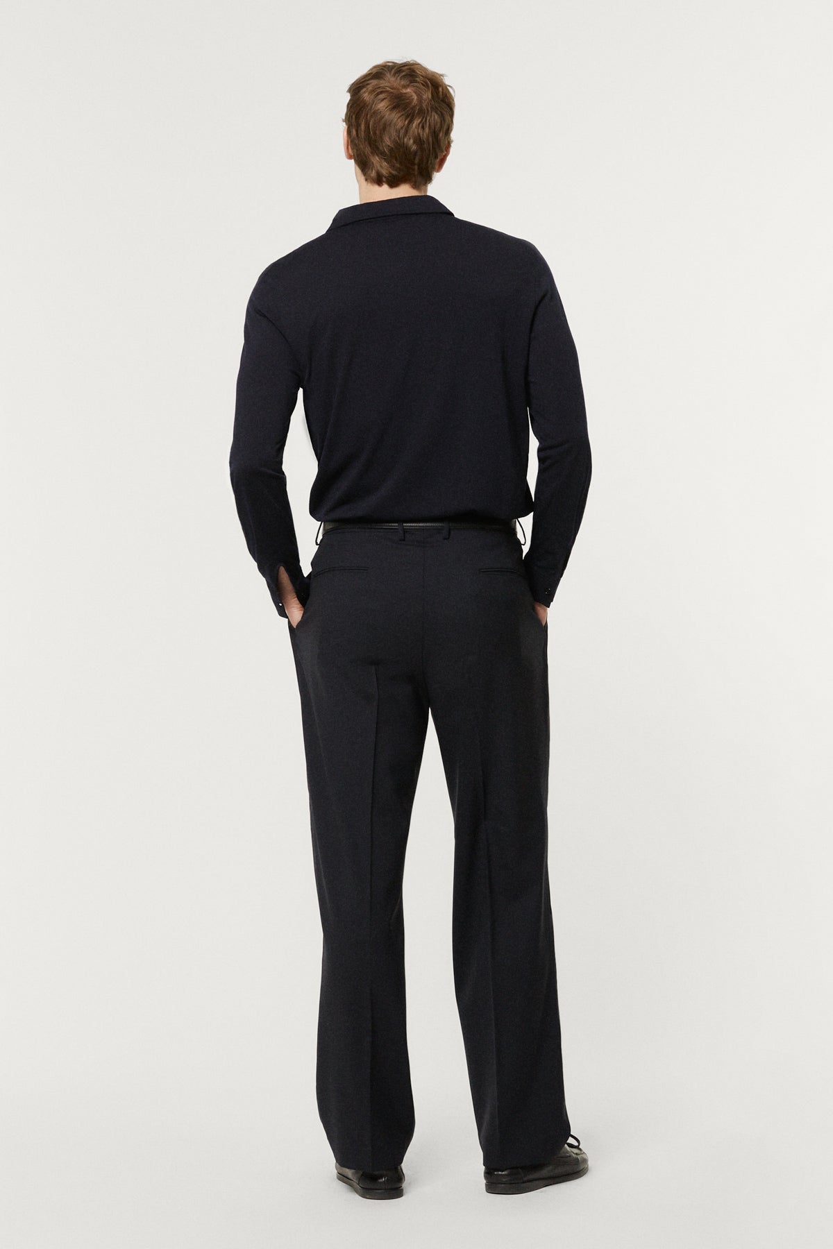 The Active Wool Polo dark blue