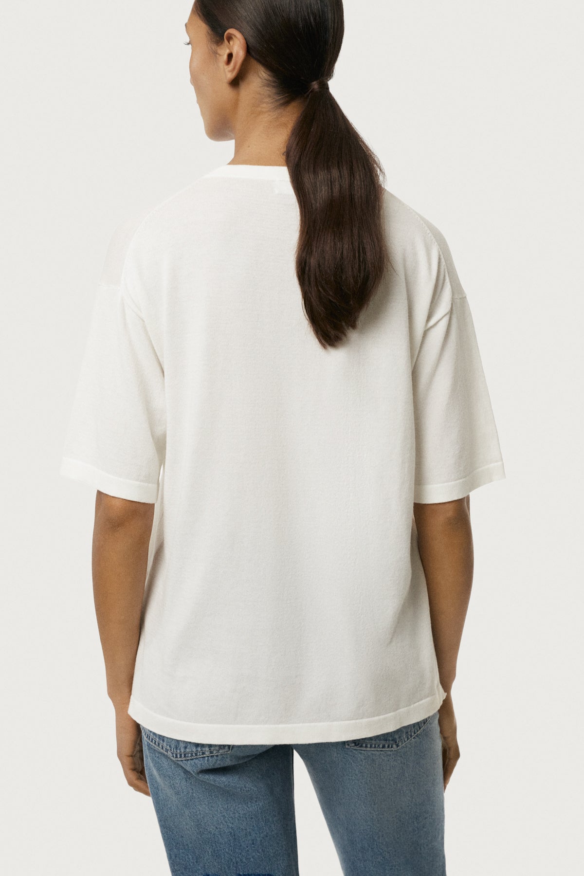 The Organic Cotton Lightweight T-shirt Milk White