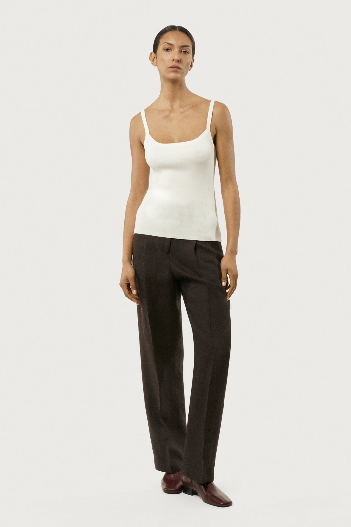 The Organic Cotton Spaghetti Tank Top