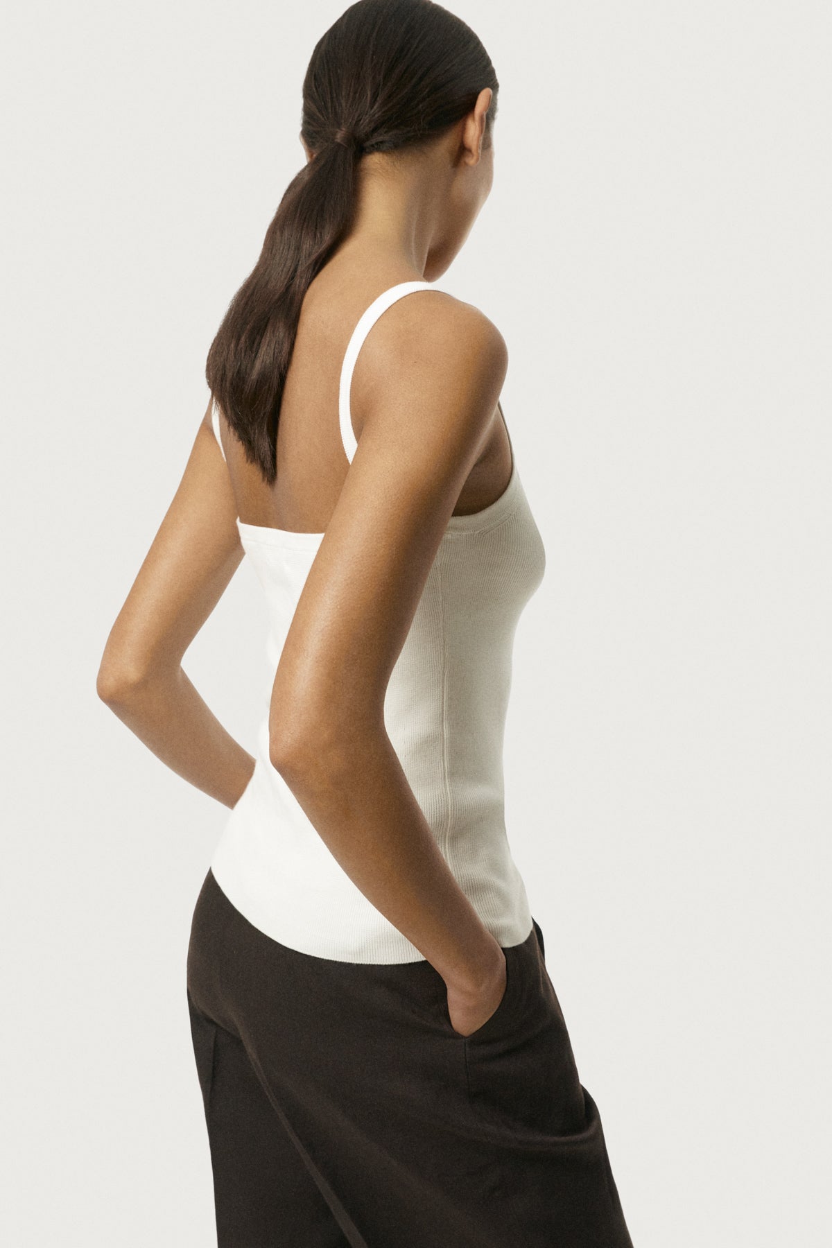 The Organic Cotton Spaghetti Tank Top