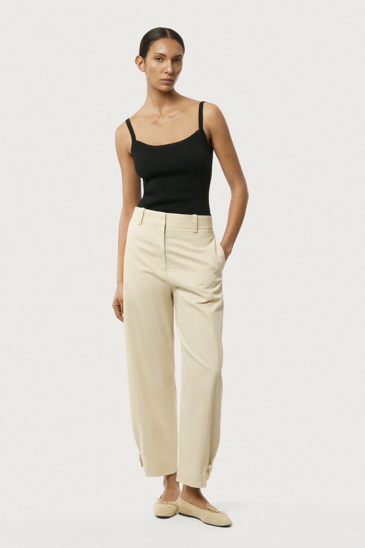 The Organic Cotton Spaghetti Tank Top