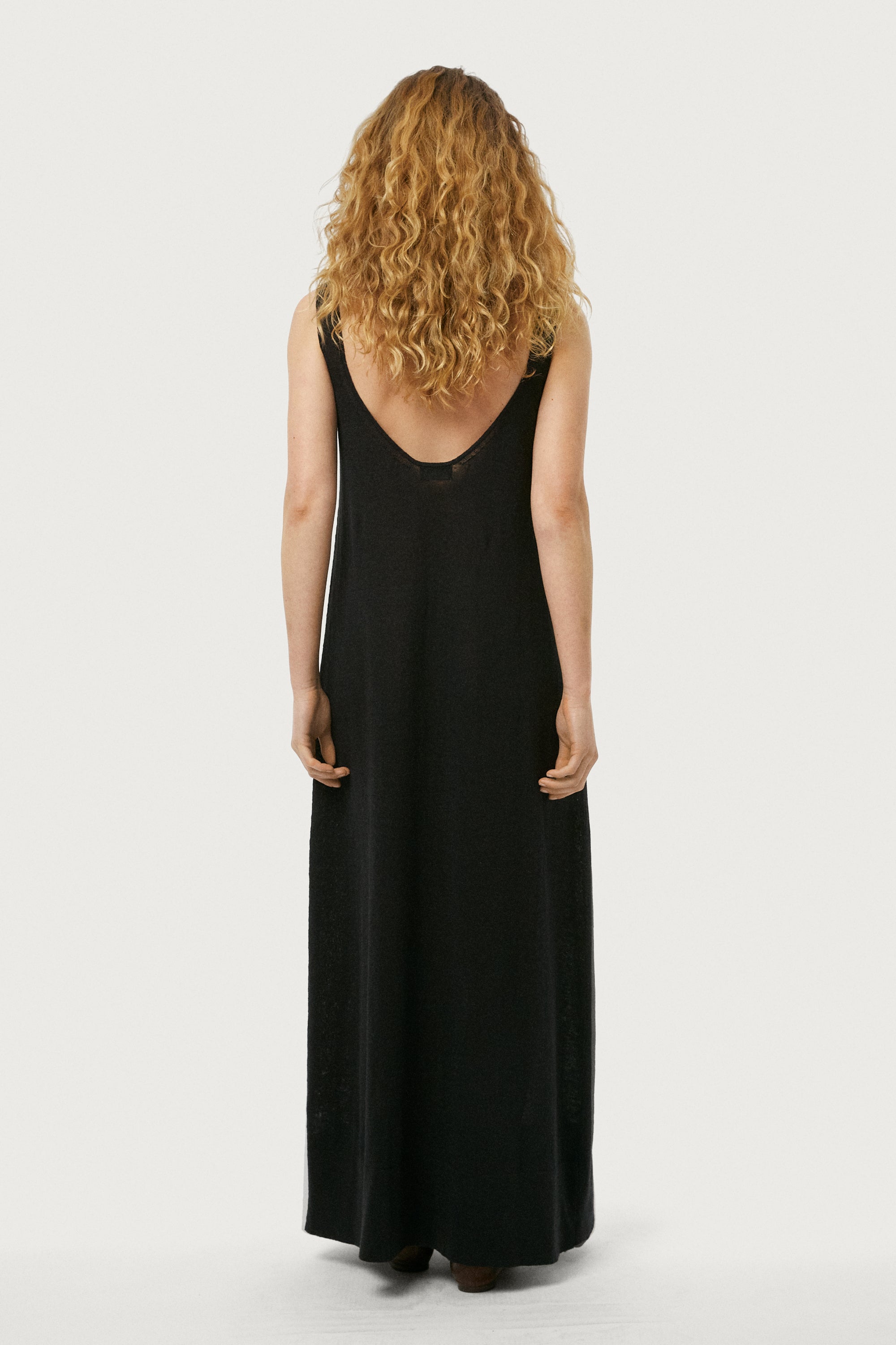 The Linen Cotton Lightweight A-Line Dress