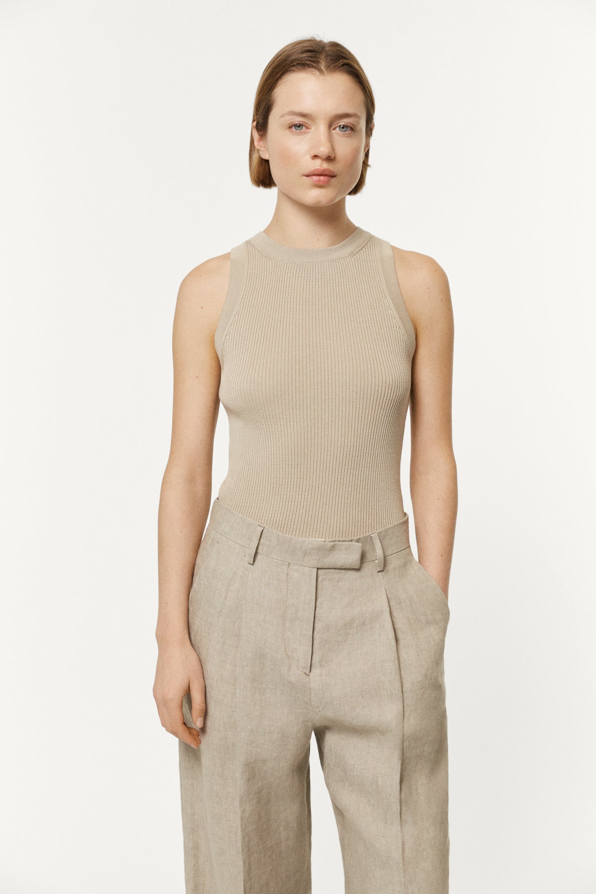 The Organic Cotton Essential Tank Top Hay