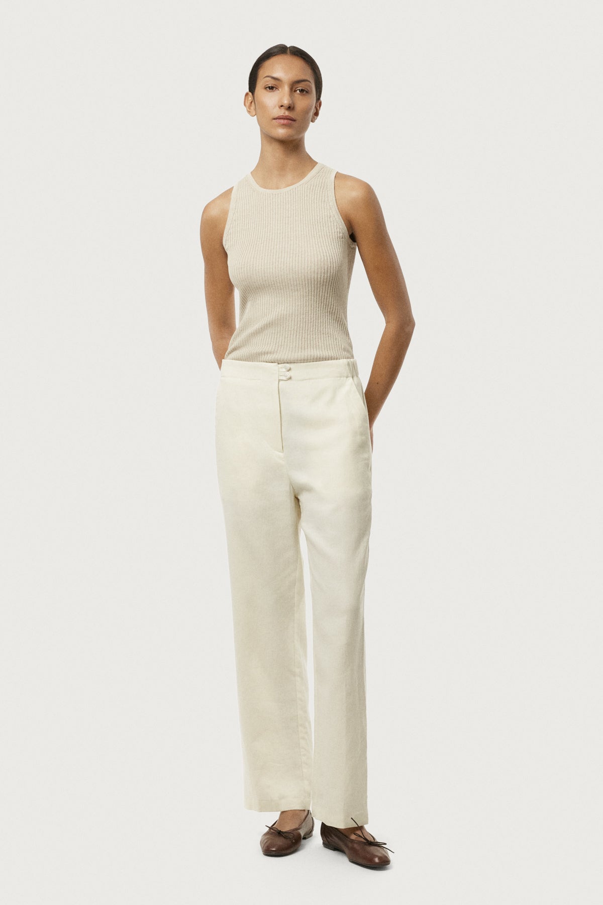 Relax-Hose aus reinem Leinen
