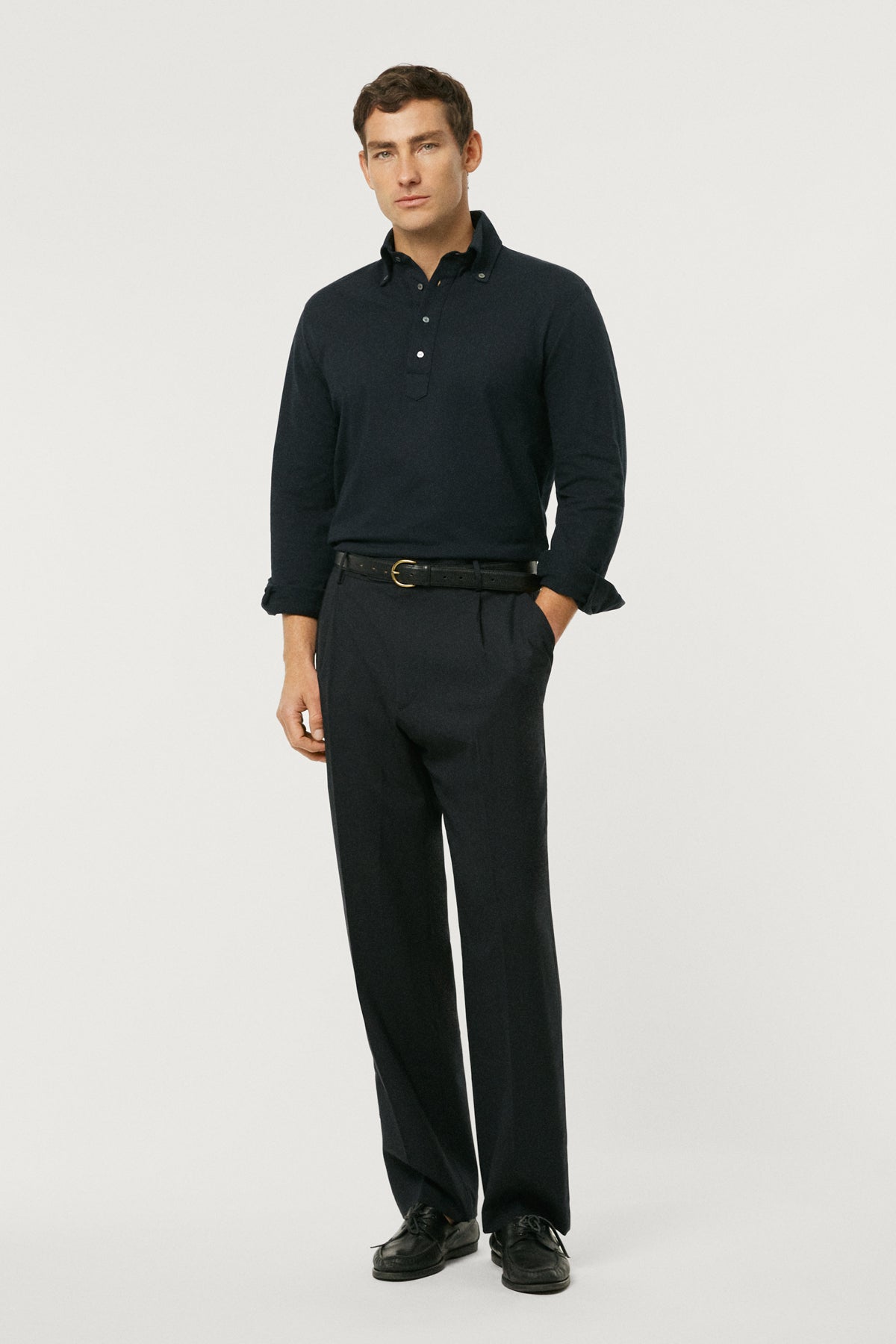 The Organic Ice Cotton Piqué Polo blue