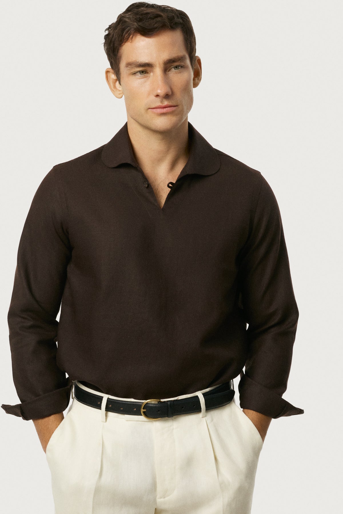 The Pure Linen Resort Polo Cafe Noir