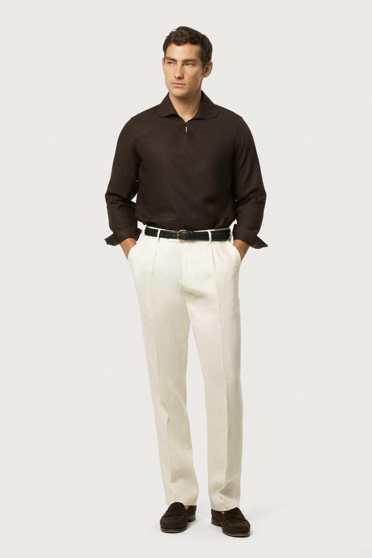 The Pure Linen Resort Polo Cafe Noir