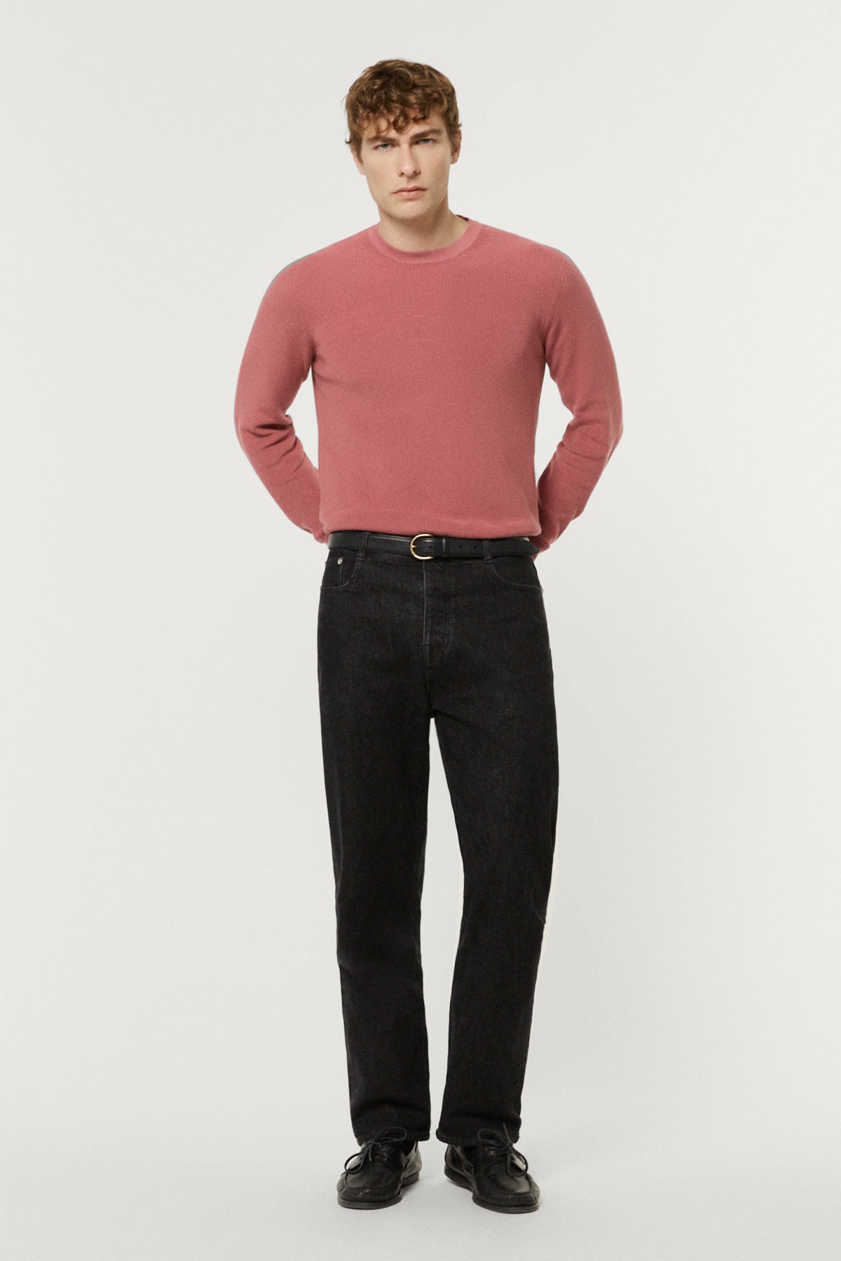 The Organic Cotton Ribbed Sweater Mauve
