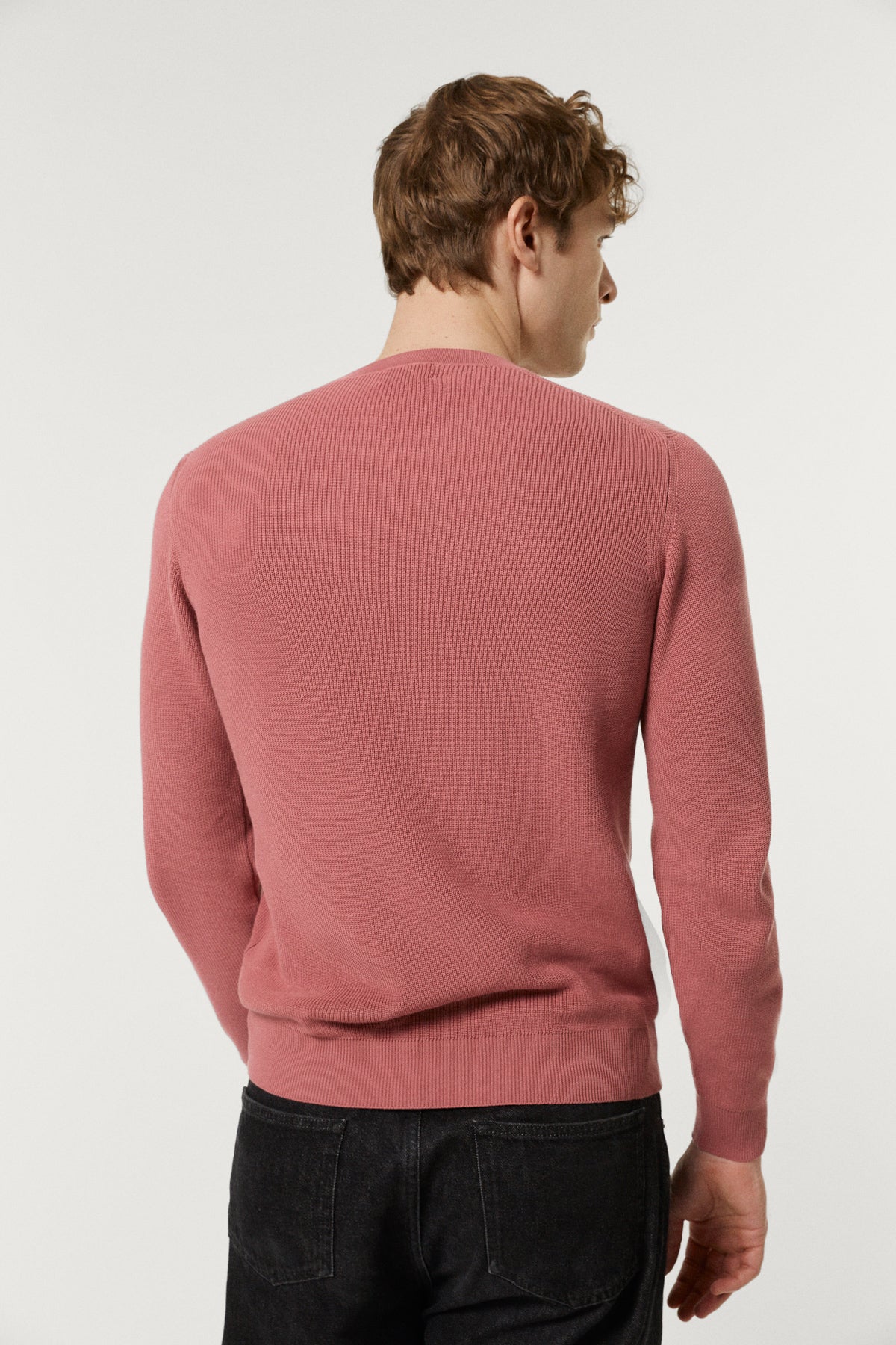 The Organic Cotton Ribbed Sweater Mauve