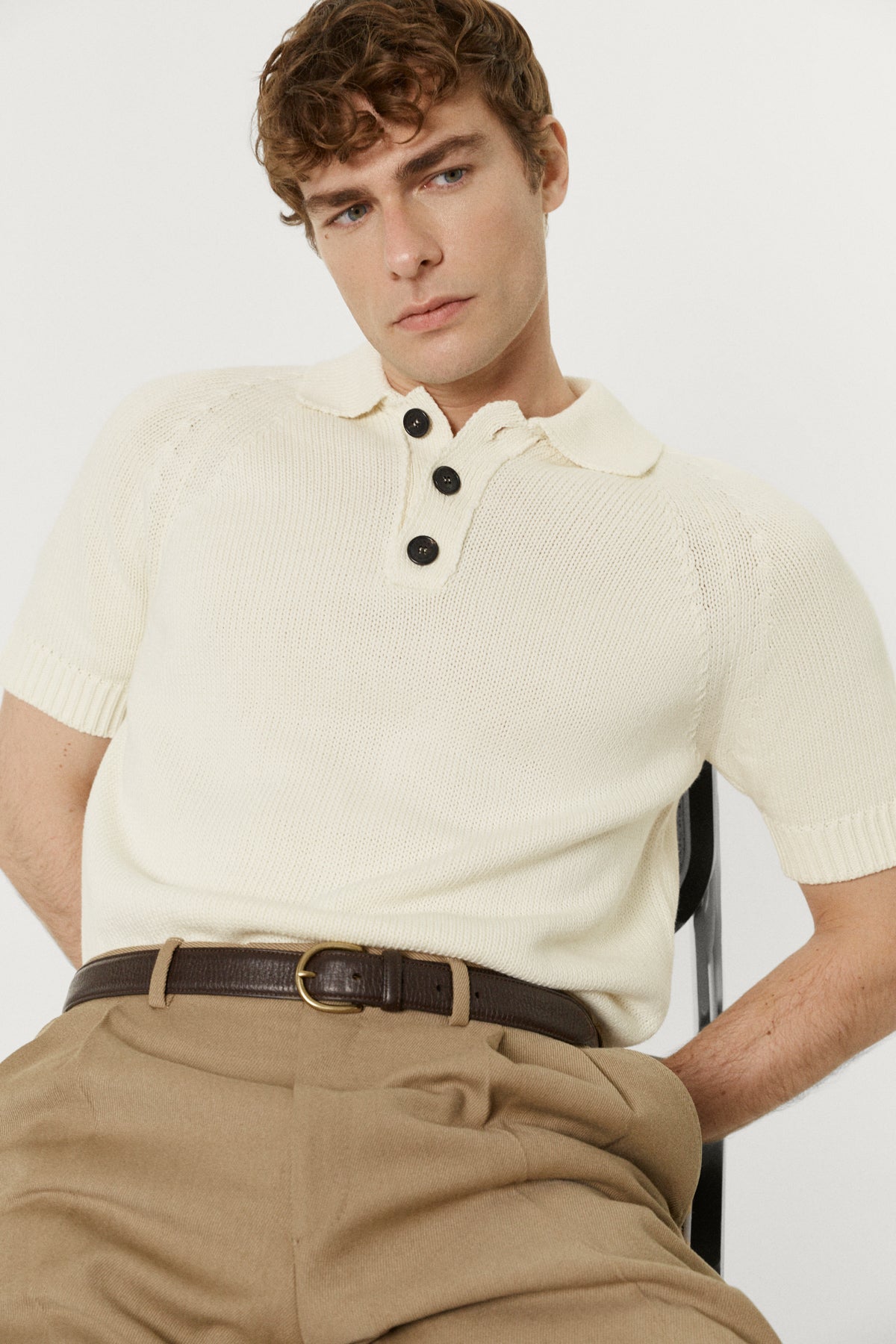 The Organic Cotton Tricot Short Sleeve Polo