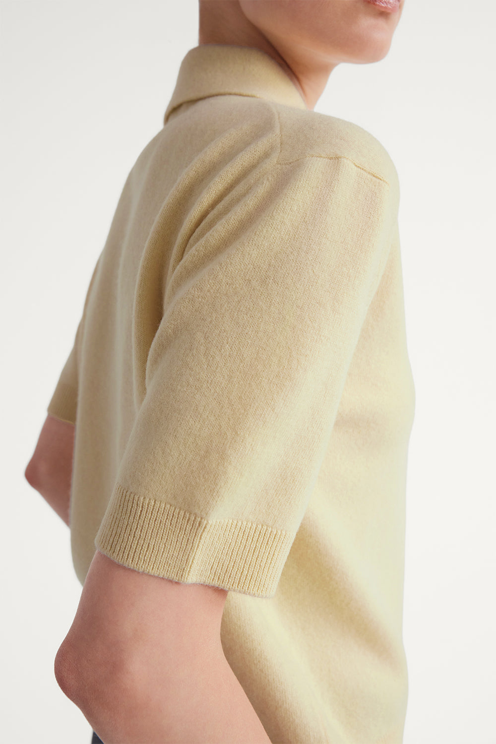 The Lightweight Woolen Polo ginger