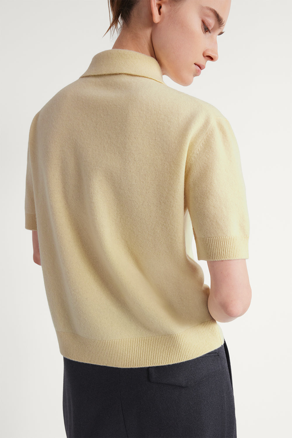The Lightweight Woolen Polo ginger