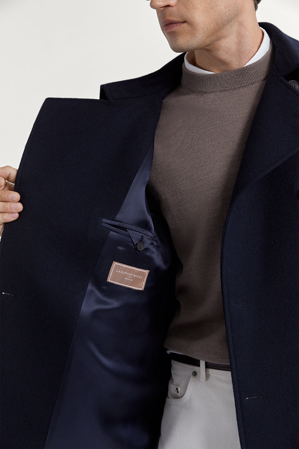 The Wool Peacoat Dark Blue