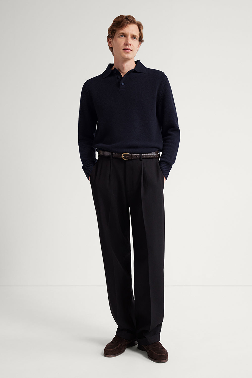 Das Vintage Relaxed Poloshirt aus Wolle