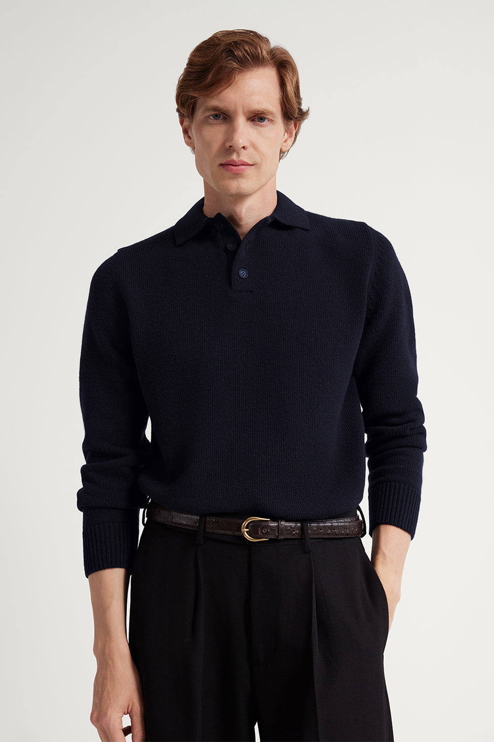 Das Vintage Relaxed Poloshirt aus Wolle
