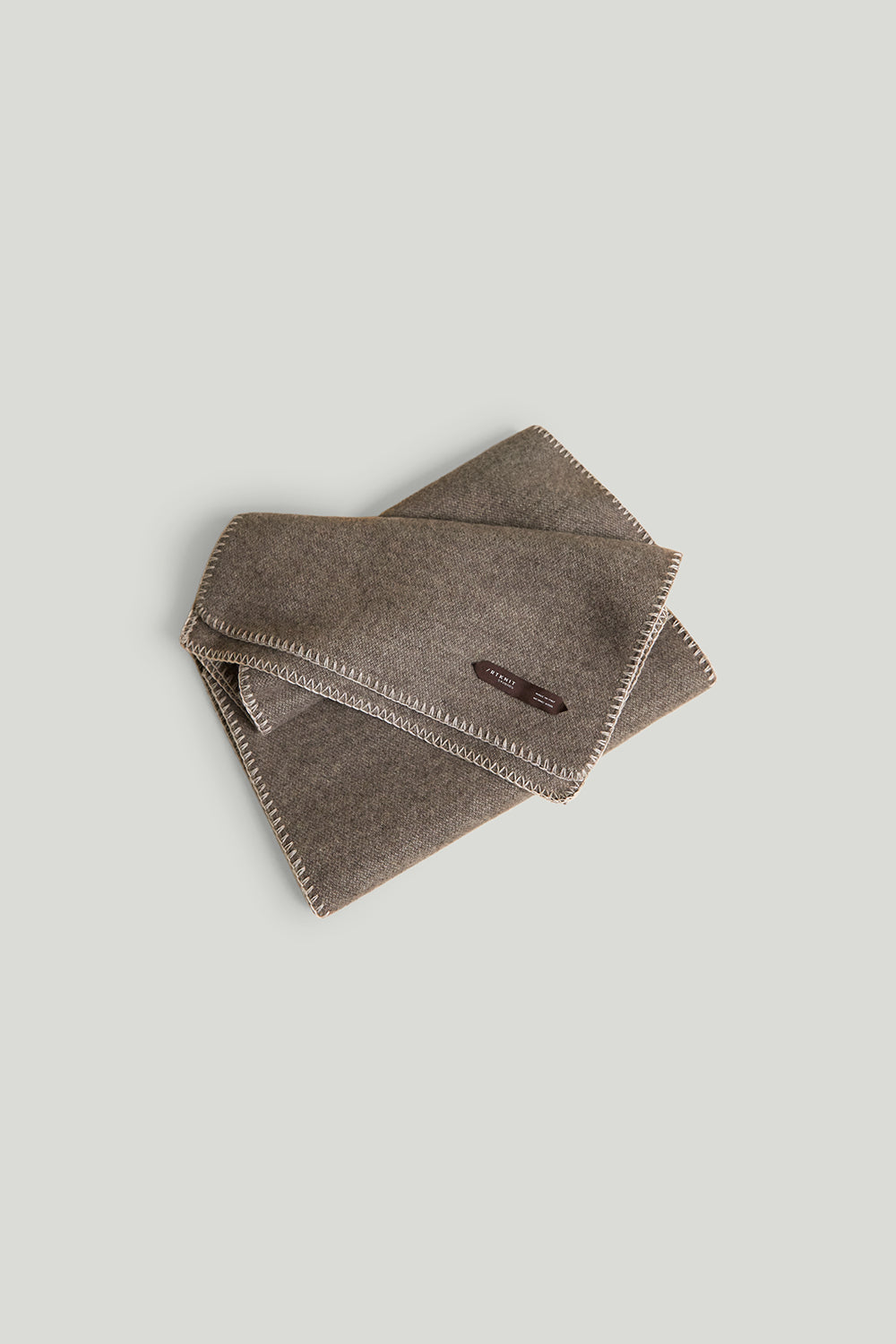 The Woolen Long Scarf Taupe