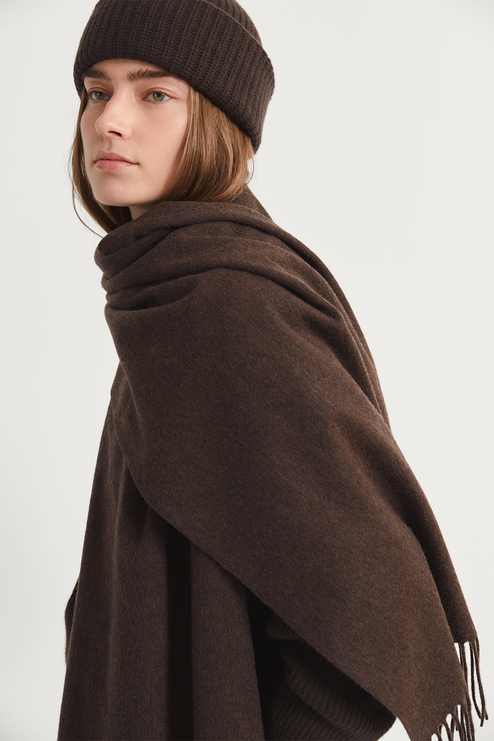 L'Écharpe oversize en Cachemire régénéré