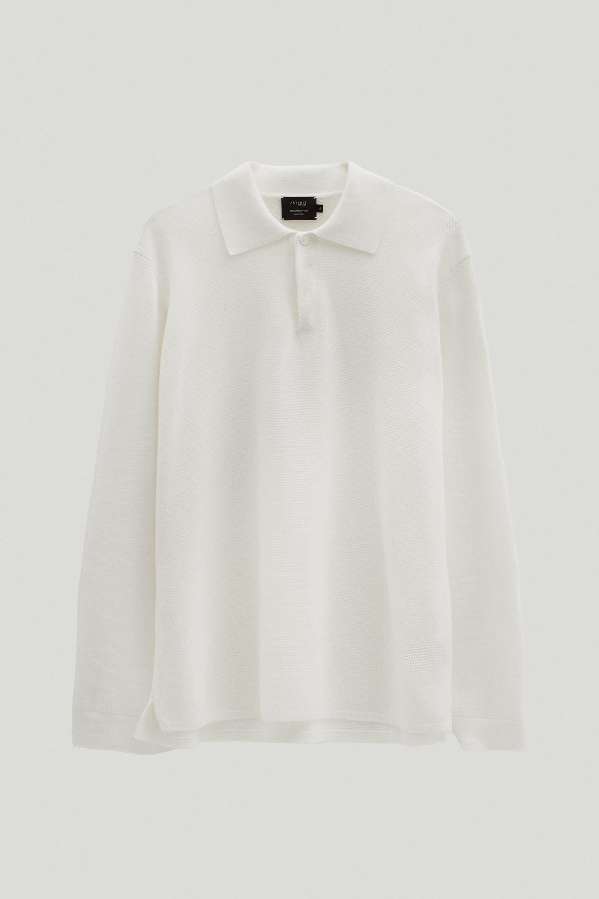 トップス OVY DAYDREAM Organic Cotton Pile Polo The Organic Cotton Long Sleeve Polo