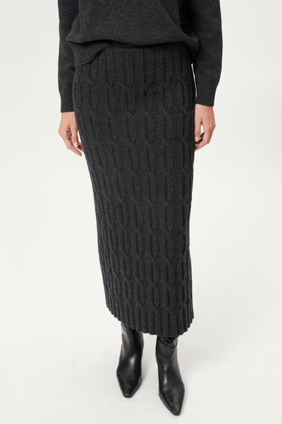 スカート anuke cable knit skirt 38 34.AW26-215W-GREY11889_grande.